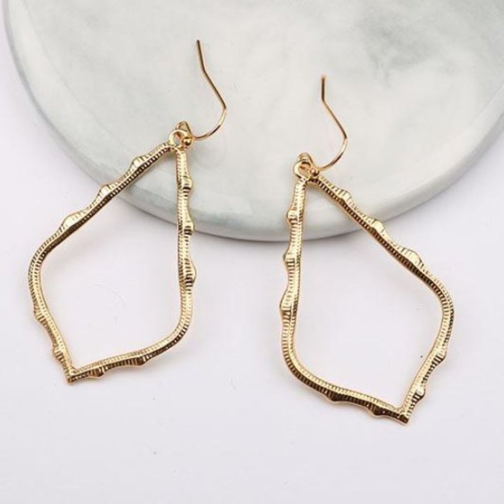 Hollow Waterdrop  Earrings
